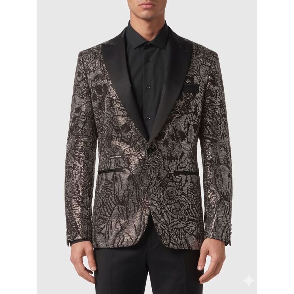 Philipp Plein Jacket Men Black
